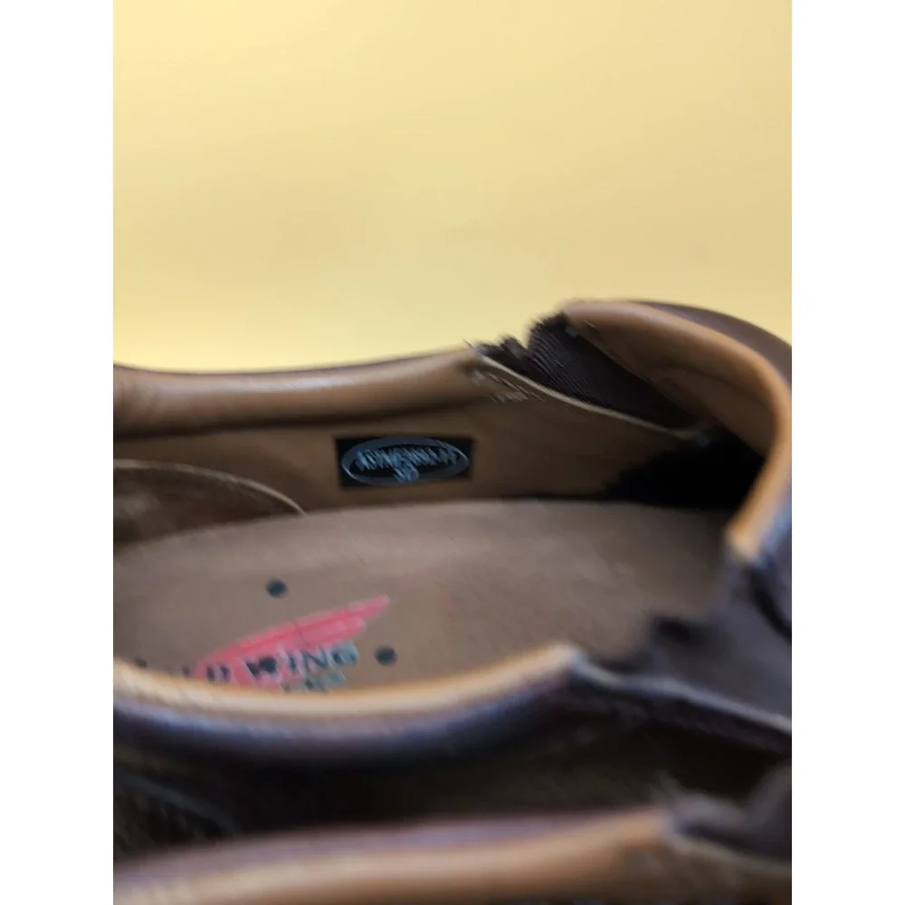 Red Wing 8702 Men's 8 EE Brown‎ Leather Loafer Casual Slip-On Work Shoes Boots